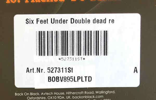 Six Feet Under : Double Dead (Redux) (2x12", Album, Ltd, RE, RM, Yel)