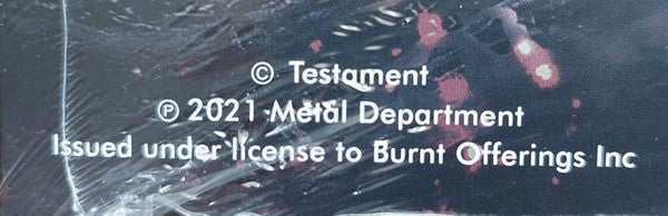Testament (2) : Cold Embrace (12", S/Sided, Etch, Ltd, Num)
