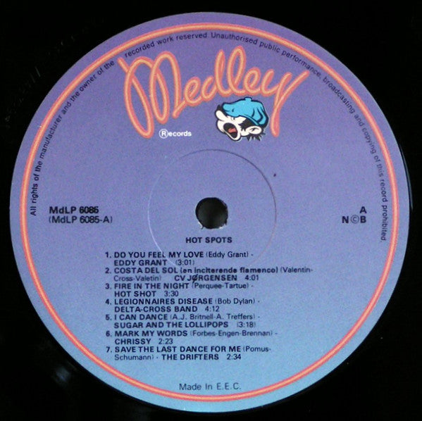 Various : Hot Spots (LP, Comp)