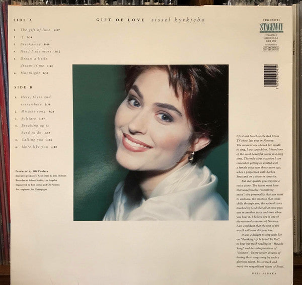 Sissel : Gift Of Love (LP, Album)