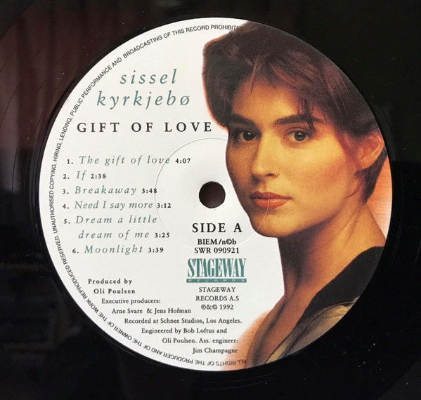 Sissel : Gift Of Love (LP, Album)