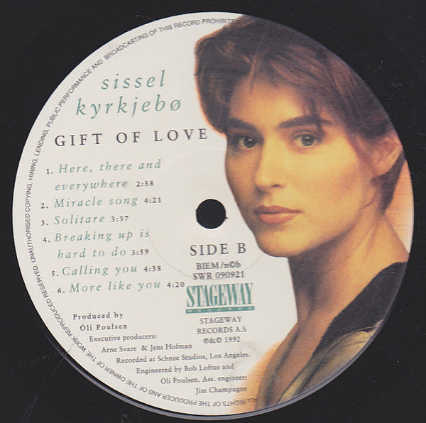 Sissel : Gift Of Love (LP, Album)