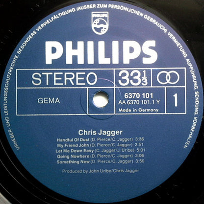 Chris Jagger : Chris Jagger (LP, Album, Gat)