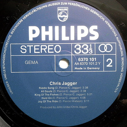 Chris Jagger : Chris Jagger (LP, Album, Gat)
