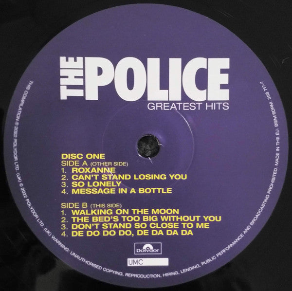 The Police : Greatest Hits (2xLP, Comp, RE, RM, 180)