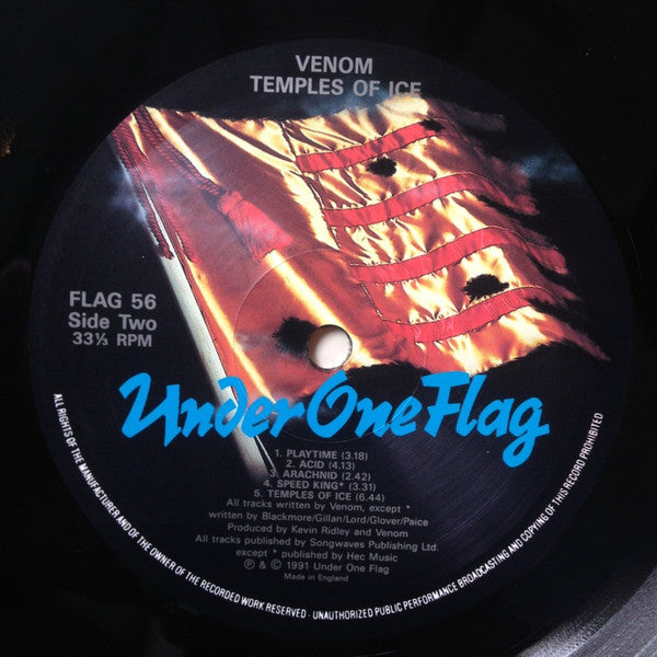 Venom (8) : Temples Of Ice (LP, Album)