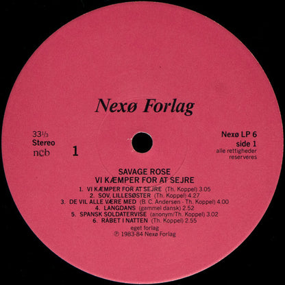 Savage Rose : Vi Kæmper For At Sejre (LP, Album)