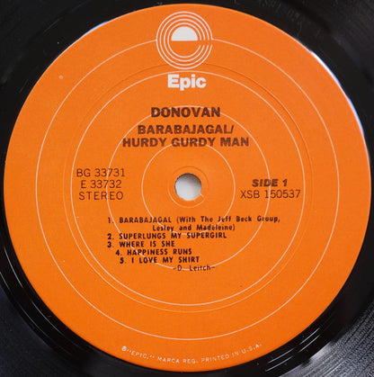 Donovan : Barabajagal / Hurdy Gurdy Man (2xLP, Comp, Gat)