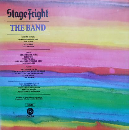 The Band : Stage Fright (LP, Album, Gat)