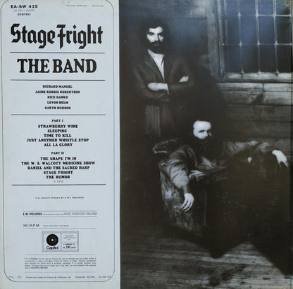 The Band : Stage Fright (LP, Album, Gat)