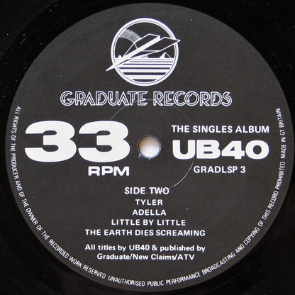 UB40 : The Singles Album (LP, Album, Comp)