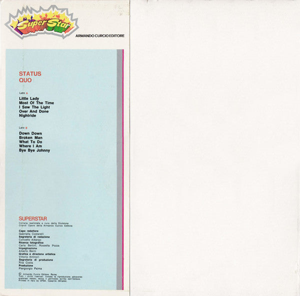 Status Quo : Status Quo (LP, Album, RE)