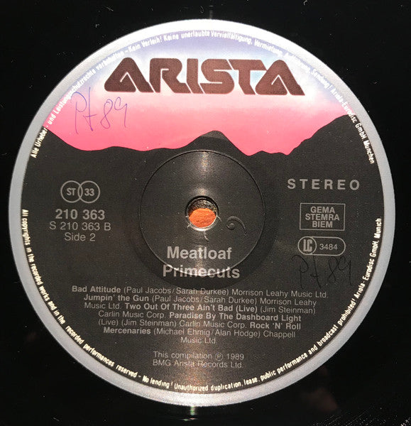 Meat Loaf : Prime Cuts (LP, Comp)
