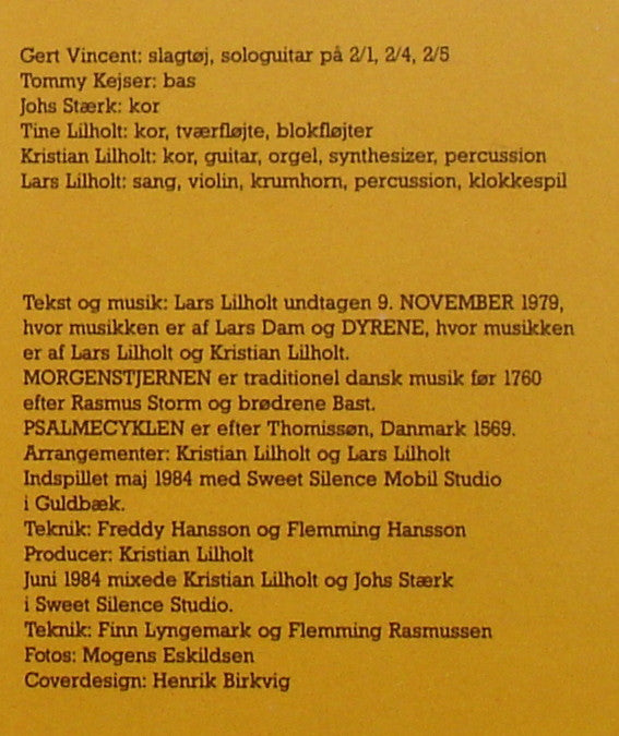 Lars Lilholt Band : Lars Lilholt Band (LP, Album)
