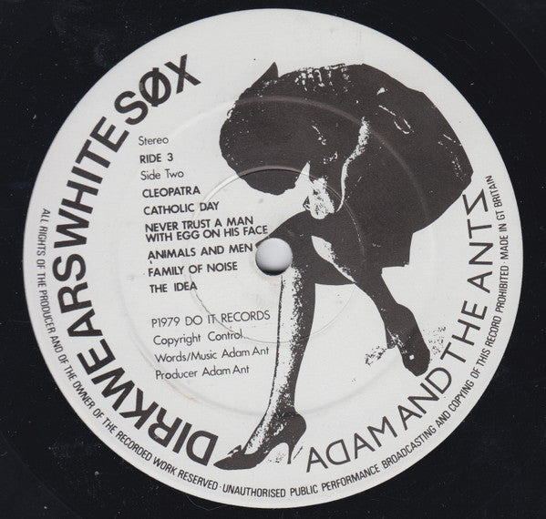 Adam And The Ants : Dirk Wears White Søx (LP, Album, RP, Dam)