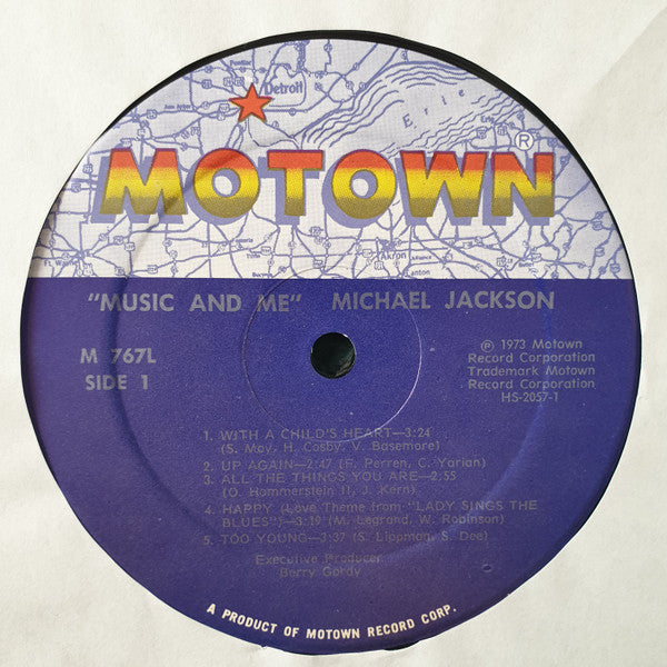 Michael Jackson : Music & Me (LP, Album)