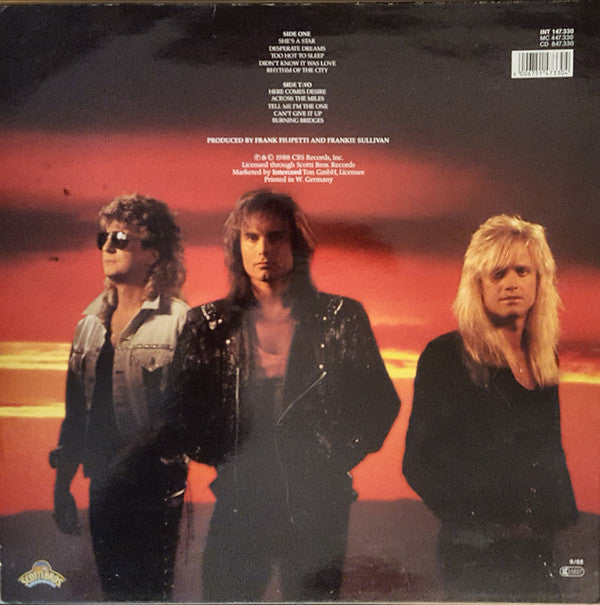Survivor : Too Hot To Sleep (LP, Album)