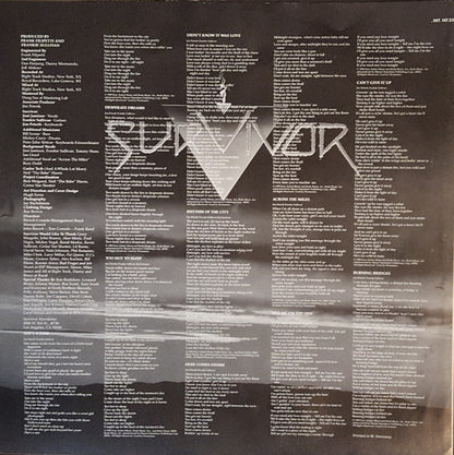 Survivor : Too Hot To Sleep (LP, Album)