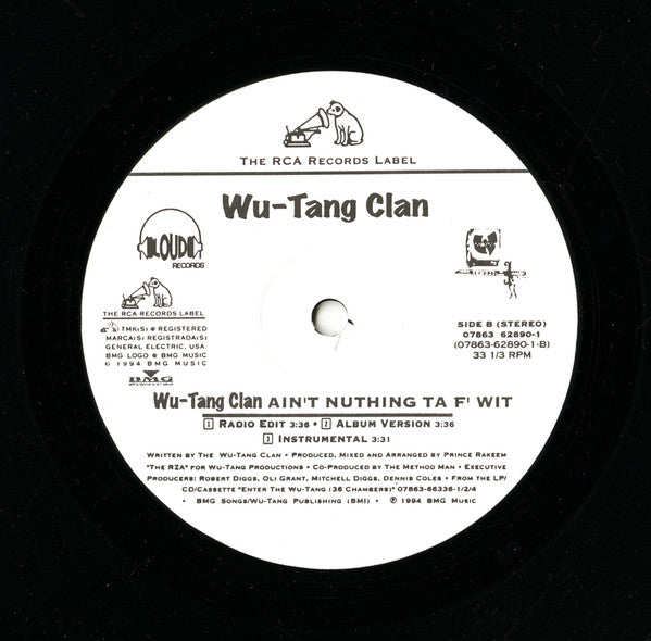Wu-Tang Clan : Can It Be All So Simple / Wu-Tang Clan Ain't Nuthing Ta F' Wit (12", RP)