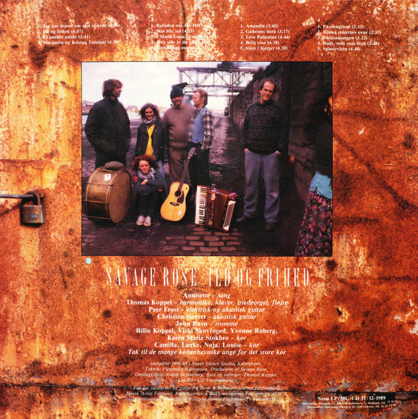 Savage Rose : Ild Og Frihed (2xLP, Album)