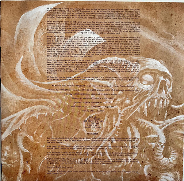 Thorium : Danmark (LP, Album, Whi)