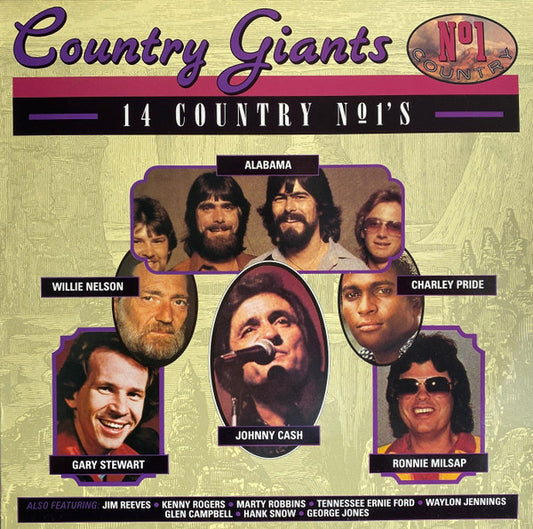 Various : Country Giants - 14 Country No 1's (LP, Comp)