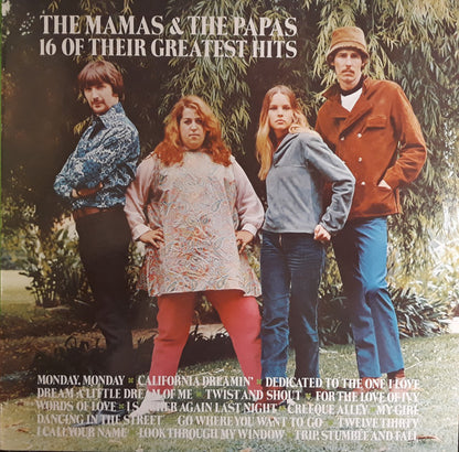 The Mamas & The Papas : 16 Of Their Greatest Hits (LP, Comp, RE)