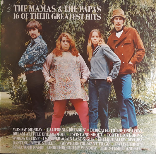 The Mamas & The Papas : 16 Of Their Greatest Hits (LP, Comp, RE)
