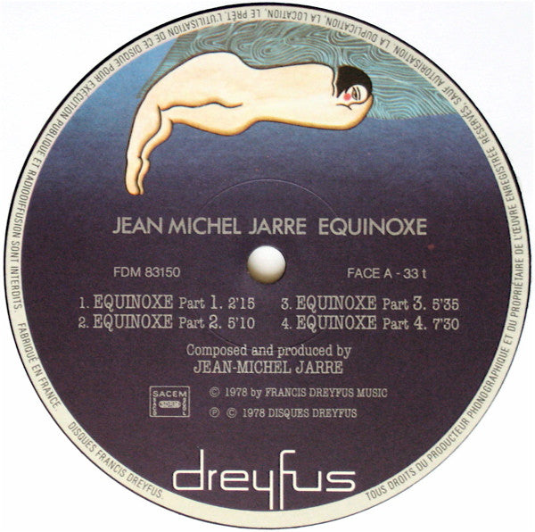 Jean Michel Jarre* : Equinoxe (LP, Album, RE)