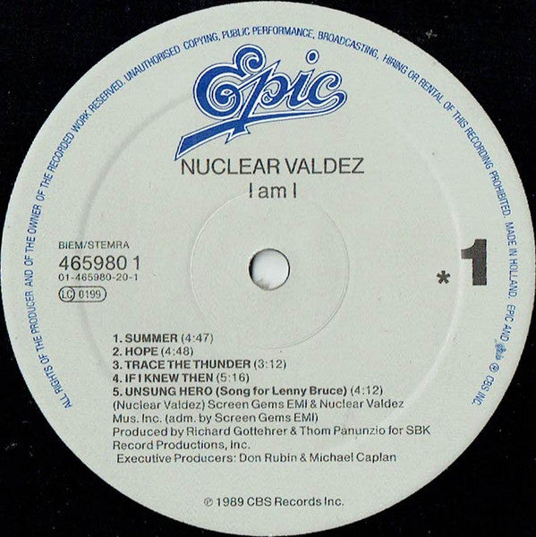 Nuclear Valdez : I Am I (LP, Album)