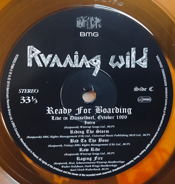 Running Wild : Ready For Boarding (2xLP, Album, Ltd, RE, RM, Ora)