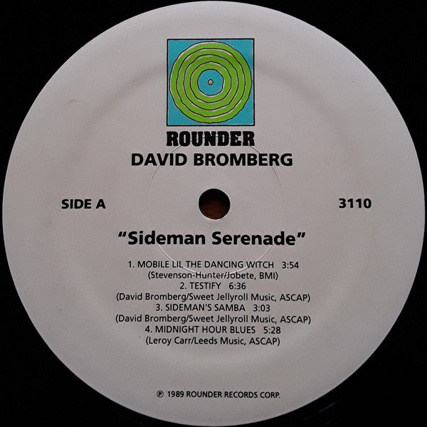 David Bromberg : Sideman Serenade (LP, Album)