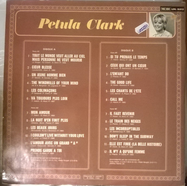 Petula Clark : Le Double Disque D'or De Petula Clark (2xLP, Comp)