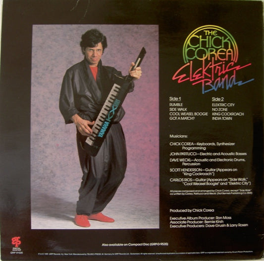 The Chick Corea Elektric Band : The Chick Corea Elektric Band (LP, Album)