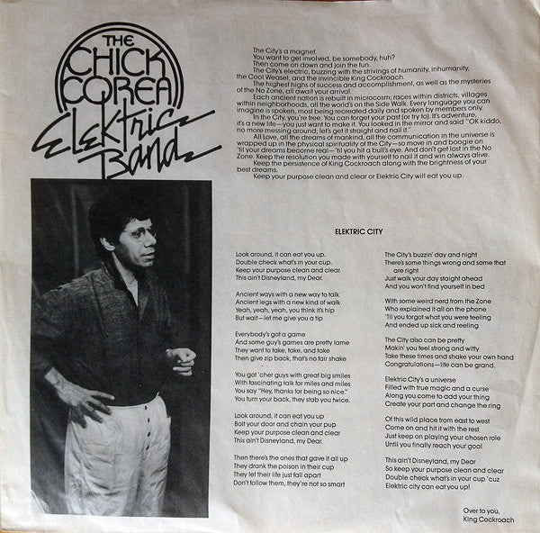 The Chick Corea Elektric Band : The Chick Corea Elektric Band (LP, Album)