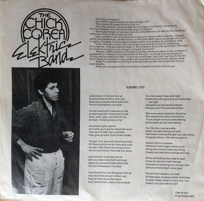 The Chick Corea Elektric Band : The Chick Corea Elektric Band (LP, Album)