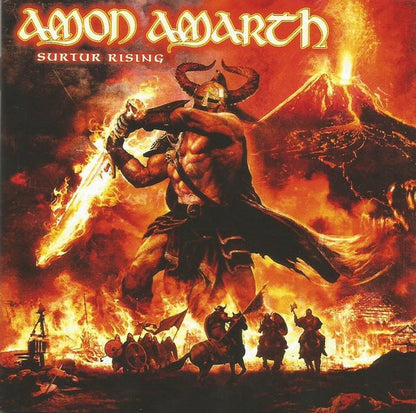 Amon Amarth : Surtur Rising (LP, Album, RE, Yel)