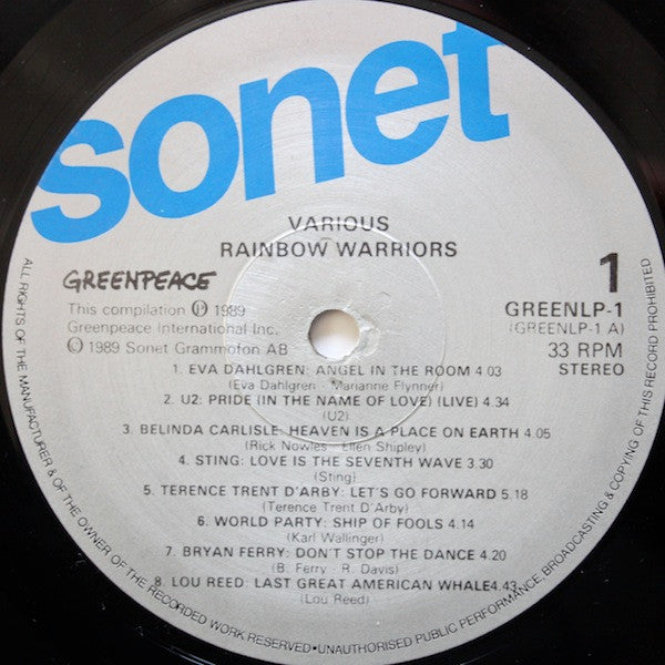 Various : Greenpeace Rainbow Warriors (2xLP, Comp, Gat)