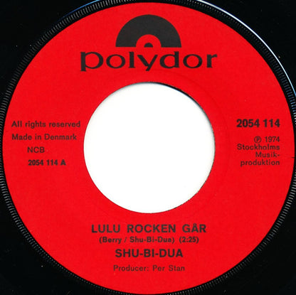 Shu-Bi-Dua : Lulu Rocken Går / Midnatsluskeren (7", Single, Lar)