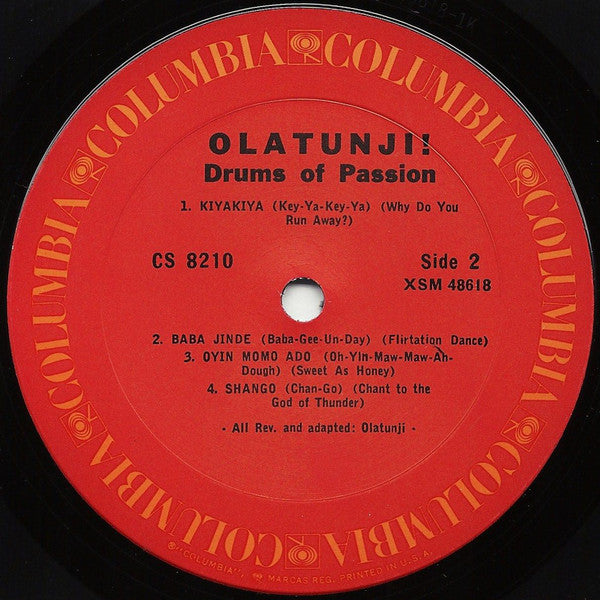 Olatunji!* : Drums Of Passion (LP, Album, RE)