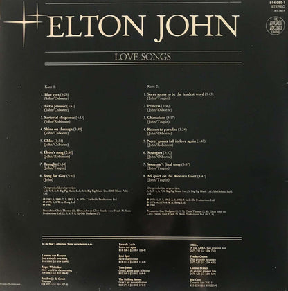 Elton John : Love Songs (LP, Comp, Gat)