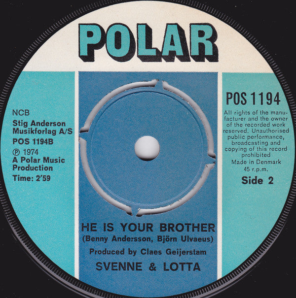 Svenne & Lotta : Dance (While The Music Still Goes On) (7", Single)
