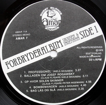 Skousen & Ingemann : Forbryderalbum (LP, Album)