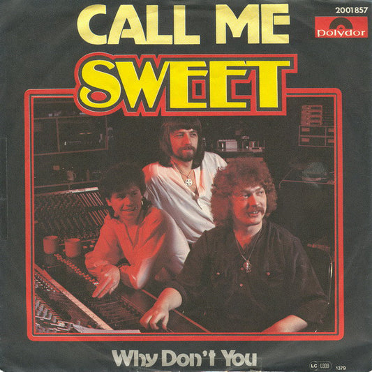 The Sweet : Call Me (7", Single)