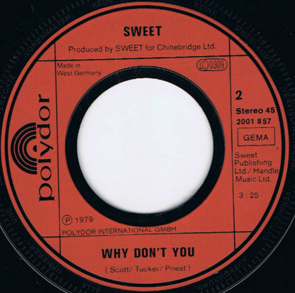 The Sweet : Call Me (7", Single)