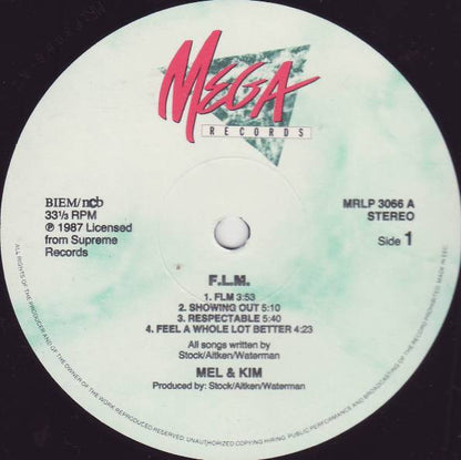 Mel & Kim : F.L.M. (LP, Album)