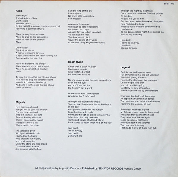 Sortilège : Metamorphosis (LP, Album)