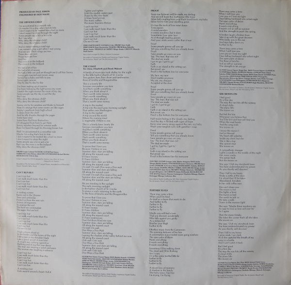 Paul Simon : The Rhythm Of The Saints (LP, Album)