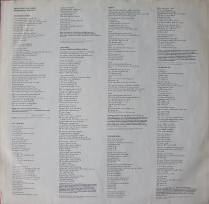 Paul Simon : The Rhythm Of The Saints (LP, Album)