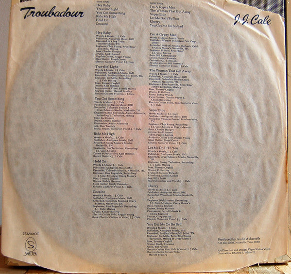 J.J. Cale : Troubadour (LP, Album, RE)